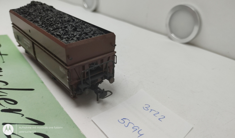 Roco H0 DC 3522 Großraumgüterwagen  / 4-Achser / DR / Braun