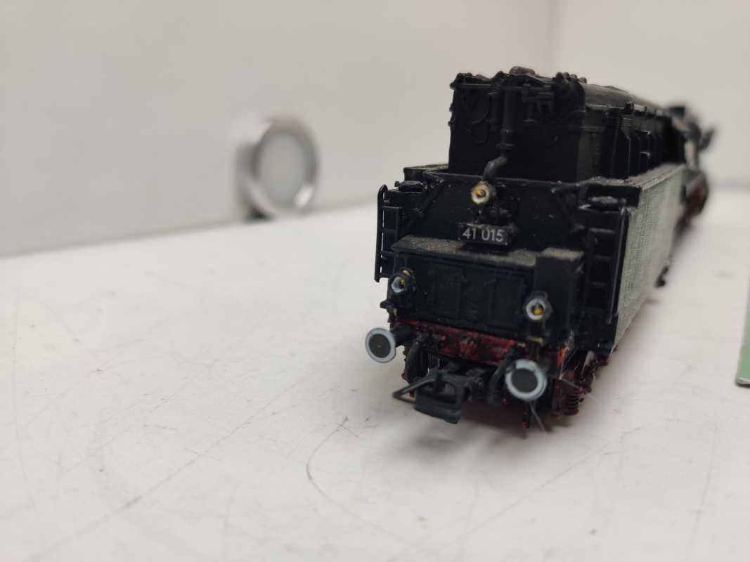 Roco H0 DC BR41015 /  Dampflok Schlepptender / Digital  / Gehäuse gealtert / Farbe