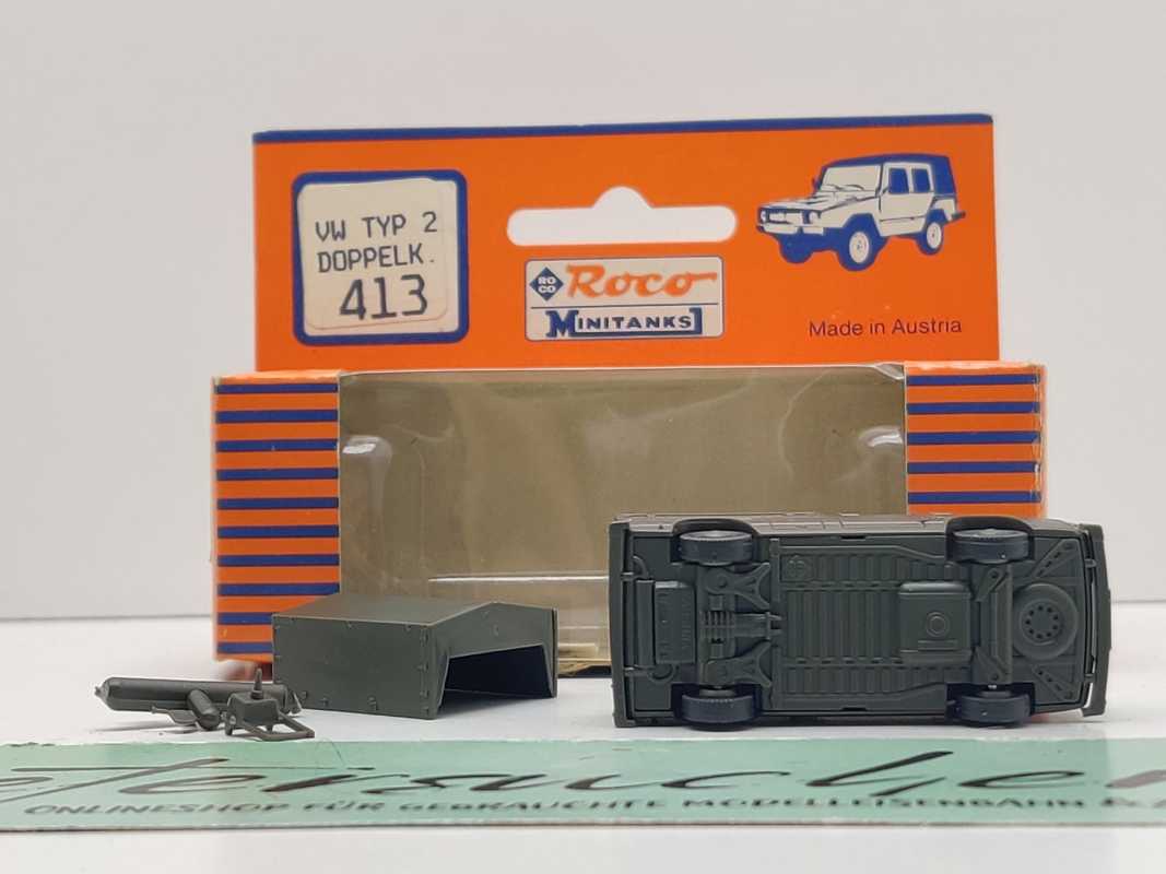 Roco Minitanks H0 413 VW Typ 2 Doppelkabine / 1:87 / OVP