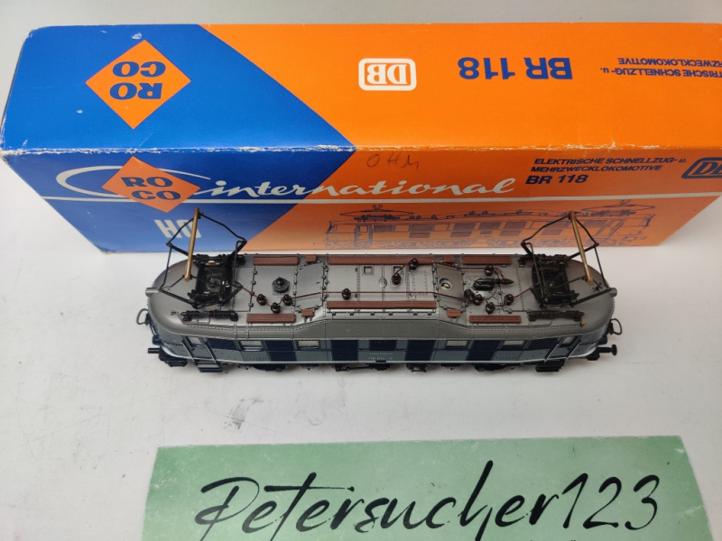 Roco H0 DC 4141 / BR118 Elektrolok / Blau / DB / Analog / OVP