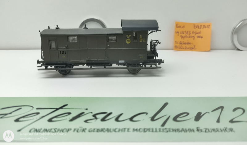 Roco H0 DC 4205S Gepäckwagen / Pwi / 116 383 / DRG / NEM