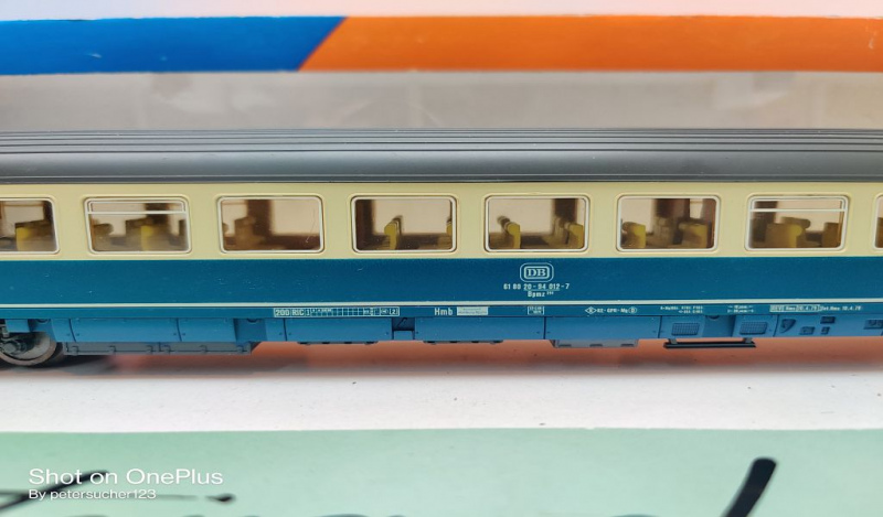 Roco H0 AC 4235A IC Großraumwagen / Bpmz 291 / NEM / DB / OVP