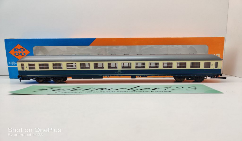 Roco H0 AC 4256S Schnellzugwagen 2.Kl / Büm 234 / NEM / DB / OVP