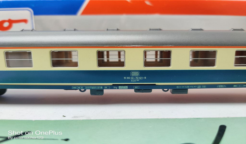 Roco H0 AC 4257A Schnellzugwagen / 1.Kl / Aüm203 / NEM / OVP