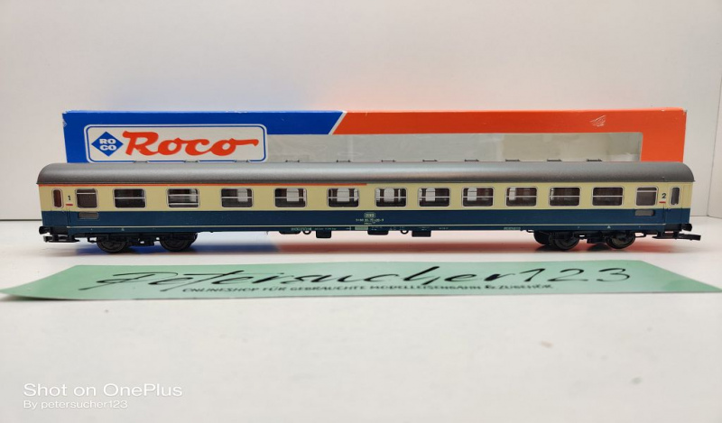 Roco H0 AC 4288S Reisezug-/Schnellzugwagen 1./2.Kl / ABüm 225 / NEM / DB / EVP