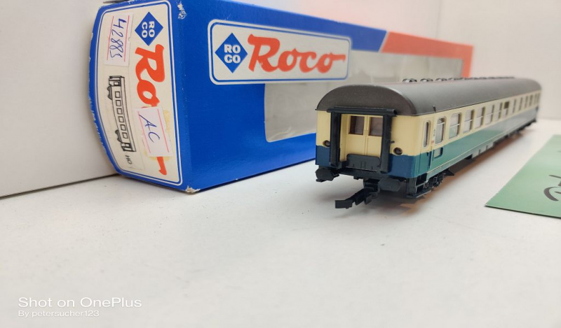 Roco H0 AC 4288S Reisezug-/Schnellzugwagen 1./2.Kl / ABüm 225 / NEM / DB / EVP