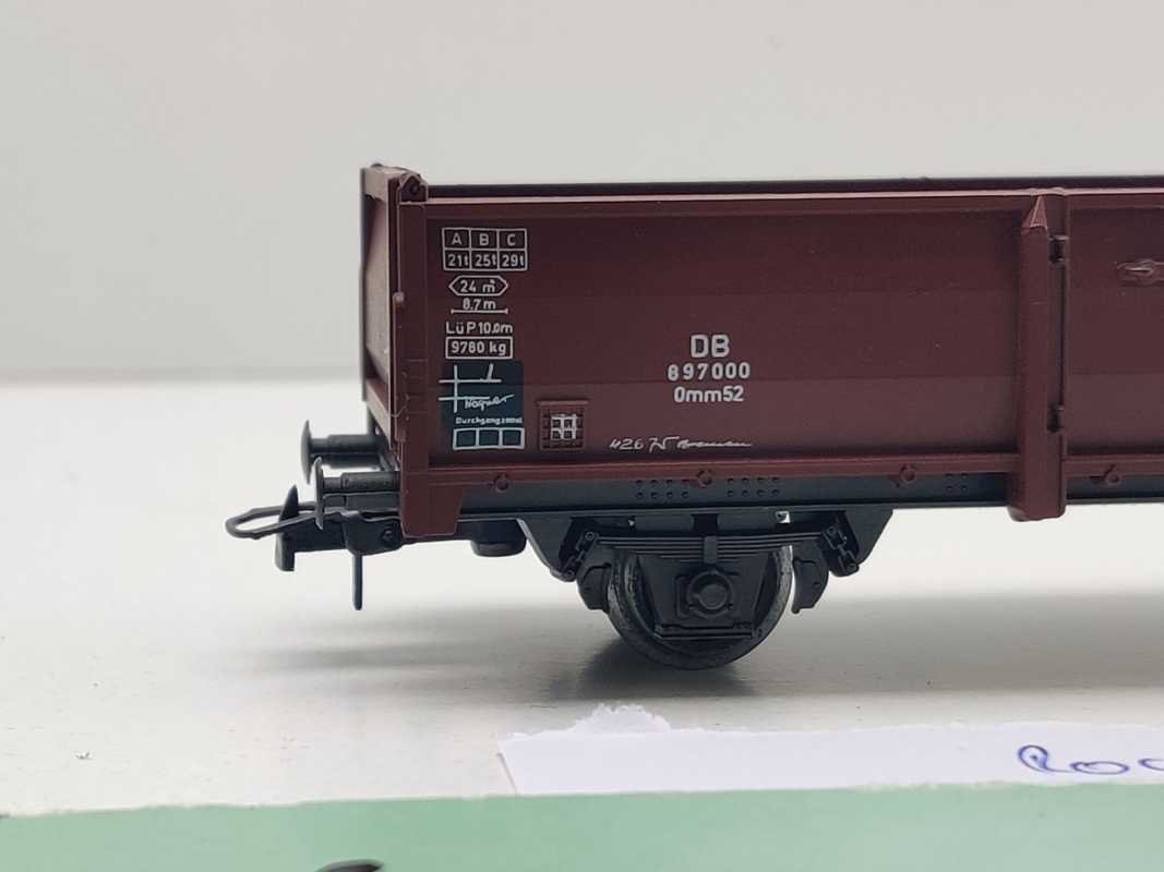 Roco H0 AC 4302 offener Güterwagen Omm52 / 897 000 / DB
