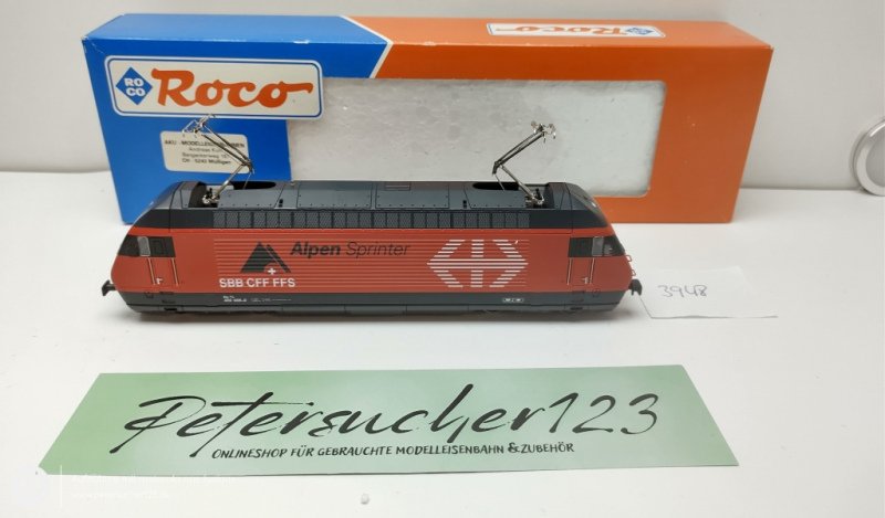 Roco H0 DC 43970.4 Elektrolokomotive / Re460 Alpen Sprinter / SBB/  Analog / Rot / OVP