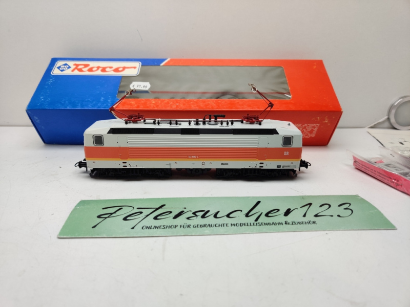 Roco H0 DC 43683 / BR143 Elektrolok / DR / Analog /  OVP