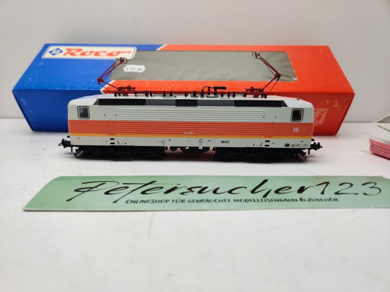 Roco H0 DC 43683 / BR143 Elektrolok / DR / Analog /  OVP
