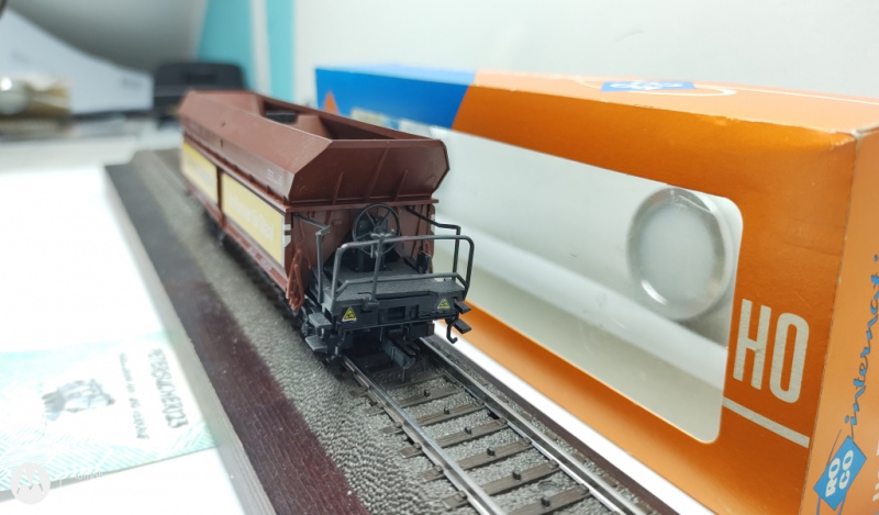 ROCO H0 AC 4370 Großraumgüterwagen Peine Salzgitter / OVP