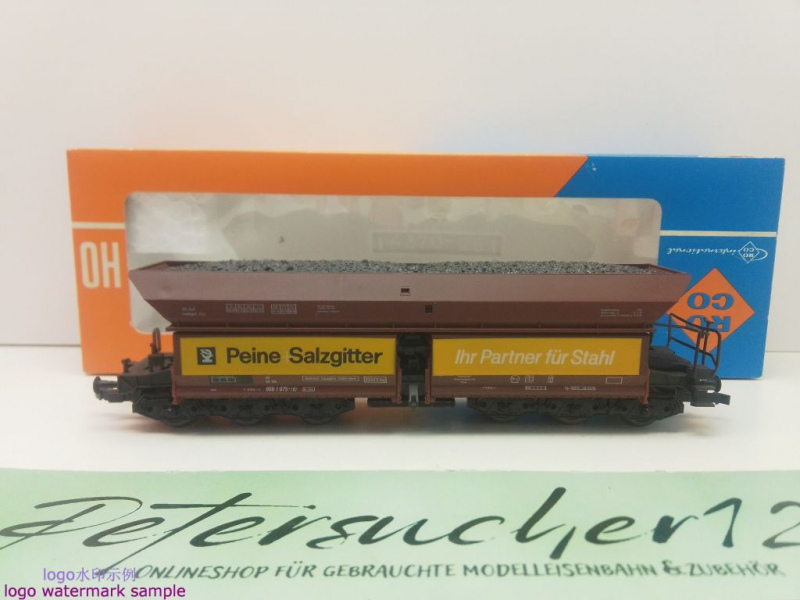 ROCO H0 DC 4370A Selbstentladewagen "Peine+Salzgitter" / FAD150 / NEM / DB / OVP