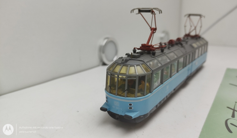 Roco H0 AC 43930 / BR491 001-4 Gläserner Triebwagen / Personen / DB