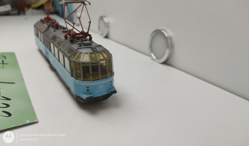 Roco H0 AC 43930 / BR491 001-4 Gläserner Triebwagen / Personen / DB