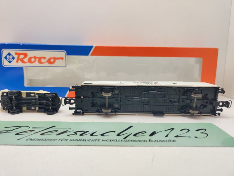 Roco H0 DC 44077 Kühlwagen-Set „Harz Brauerei“ / Ibbs396 / NEM / Privat / OVP