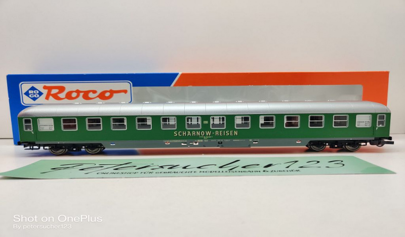 Roco H0 AC 44098 1x Schnellzugwagen aus Set / Bcüm 251 / NEM / DB / EVP