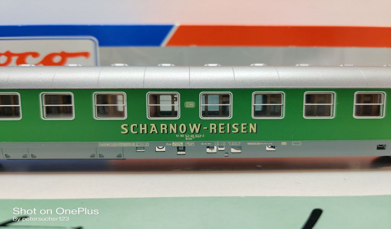 Roco H0 AC 44098 1x Schnellzugwagen aus Set / Bcüm 251 / NEM / DB / EVP