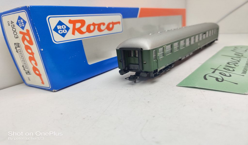 Roco H0 AC 44380 D-Zugwagen Abteilwagen / 2.Kl / B4üm / NEM / OVP