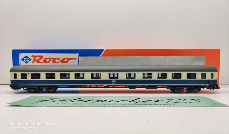 Roco H0 AC 44383 1x Reisezug Liegewagen 2.Kl / Bcm 257 / NEM / DB / EVP