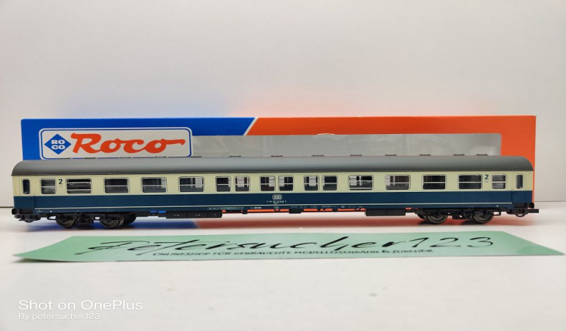 Roco H0 AC 44383 1x Reisezug Liegewagen 2.Kl / Bcm 257 / NEM / DB / EVP