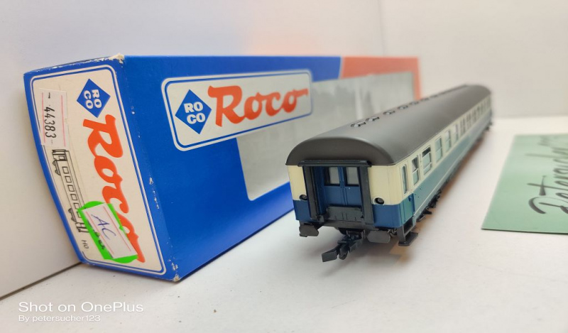 Roco H0 AC 44383 1x Reisezug Liegewagen 2.Kl / Bcm 257 / NEM / DB / EVP