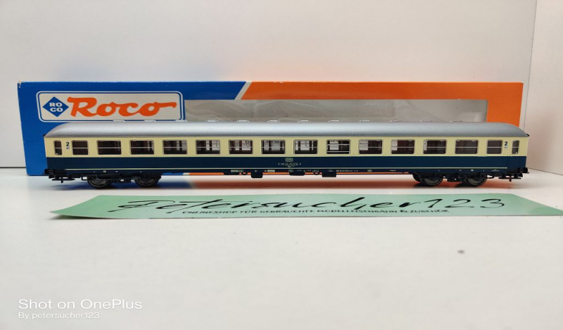 Roco H0 AC 44390 Schnellzug-Wagen 2.Kl / Bm 234 / NEM / DB / OVP