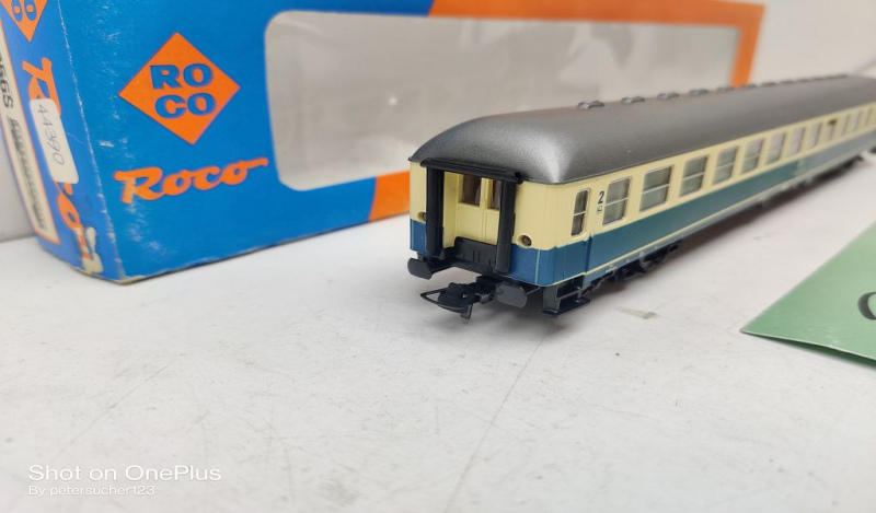 Roco H0 AC 44390 Schnellzugwagen Abteilwagen / 2.Kl / Bm235 / NEM / OVP