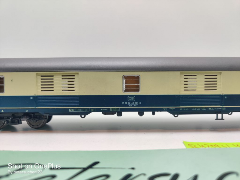 Roco H0 AC 44394 Reisezug Gepäckwagen / Düm902 / NEM / DB