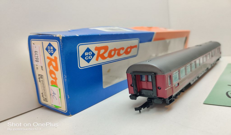 Roco H0 AC 44398 Speisewagen "DSG" / WRümh 132 / NEM / DB / EVP