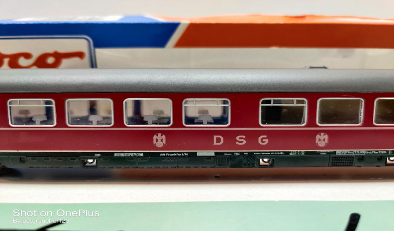 Roco H0 AC 44398 Speisewagen "DSG" / WRümh 132 / NEM / DB / EVP
