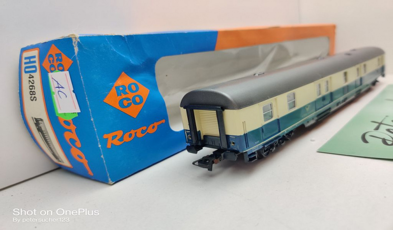 Roco H0 AC 44399 Postwagen / Post mr-b/26 / NEM / DB / EVP