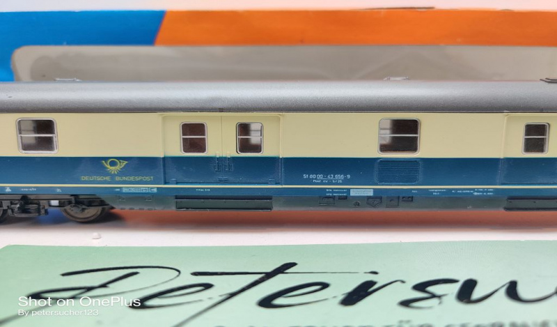 Roco H0 AC 44399 Postwagen / Post mr-b/26 / NEM / DB / EVP