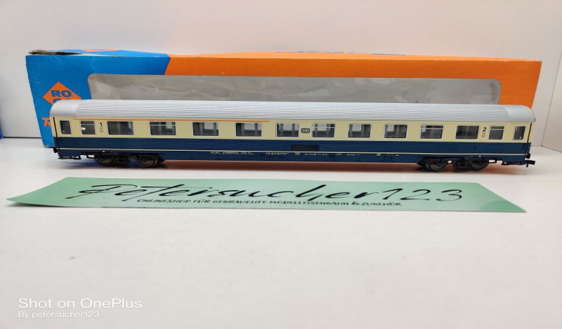 Roco H0 AC 44413 Wellblechwagen 1./2.Kl / ABvmz 227 / NEM / DB / EVP