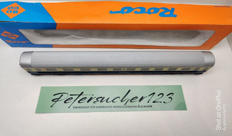 Roco H0 AC 44413 Wellblechwagen 1./2.Kl / ABvmz 227 / NEM / DB / EVP
