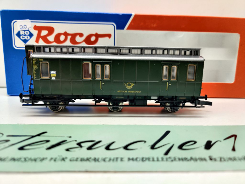 Roco H0 DC 44509 Bahnpostwagen Post3 / NEM / DBP / OVP