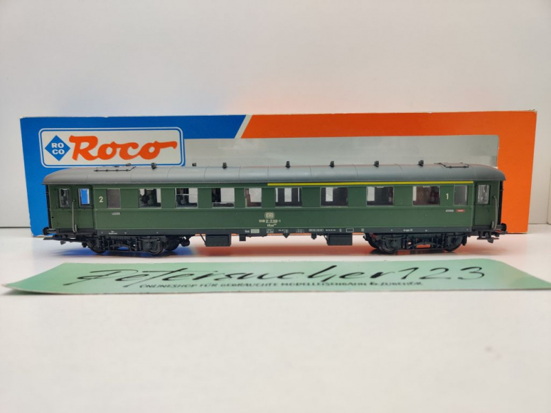 Roco H0 DC 44552 (2) Eilzugwagen 1./2.Kl AByse630 / NEM / DB / OVP