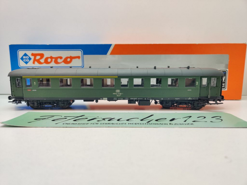 Roco H0 DC 44552 (2) Eilzugwagen 1./2.Kl AByse630 / NEM / DB / OVP