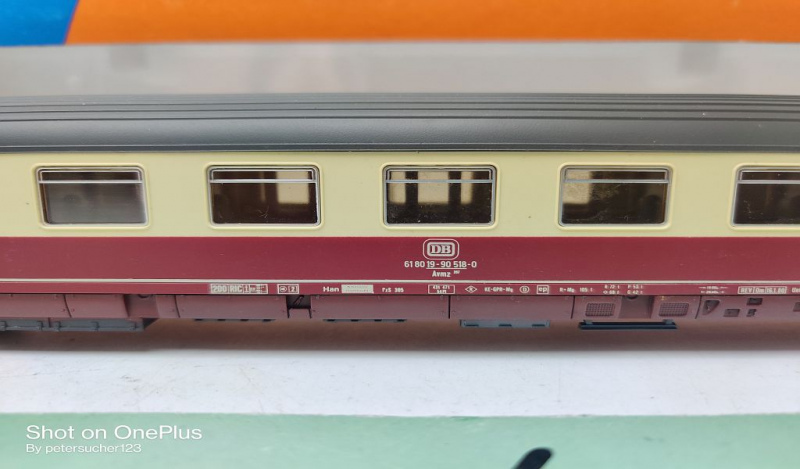 Roco H0 AC 44653 InterCity Abteilwagen / 1.Kl / Avmz207 / NEM / OVP