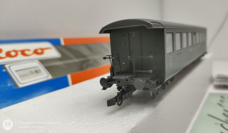 Roco H0 DC Exakt 1:87 44731Seetalbahnwagen 2.Kl. / SBB / OVP