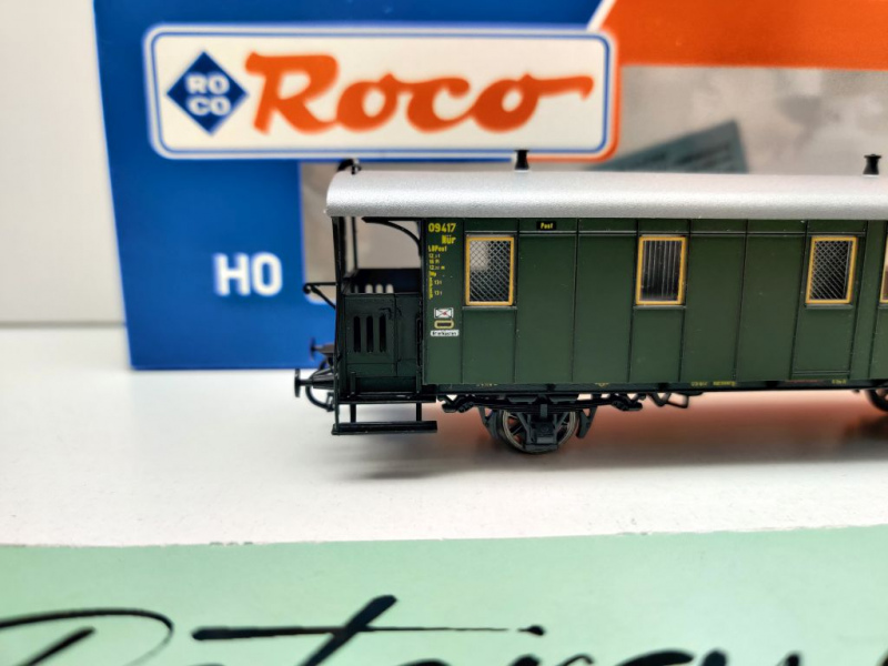 Roco H0 DC 44832 Bahnpostwagen LBPost / DB / OVP