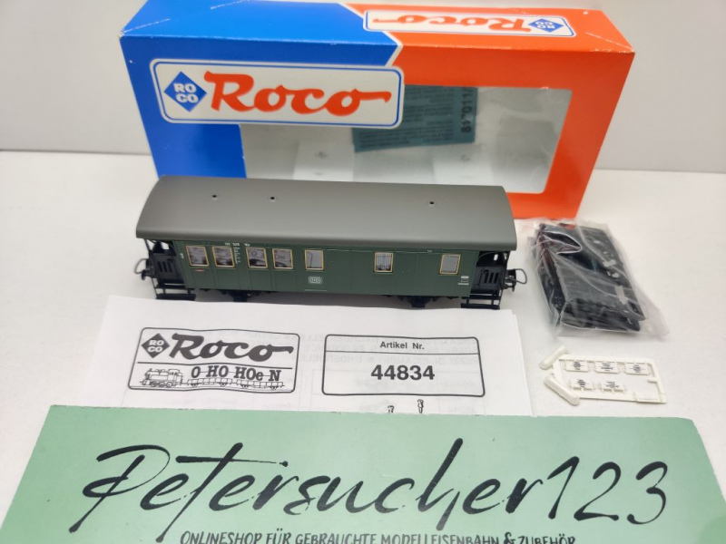 Roco H0 DC 44834 Lokalbahnwagen 1.Kl Postabteil LAPost / NEM / DB / OVP