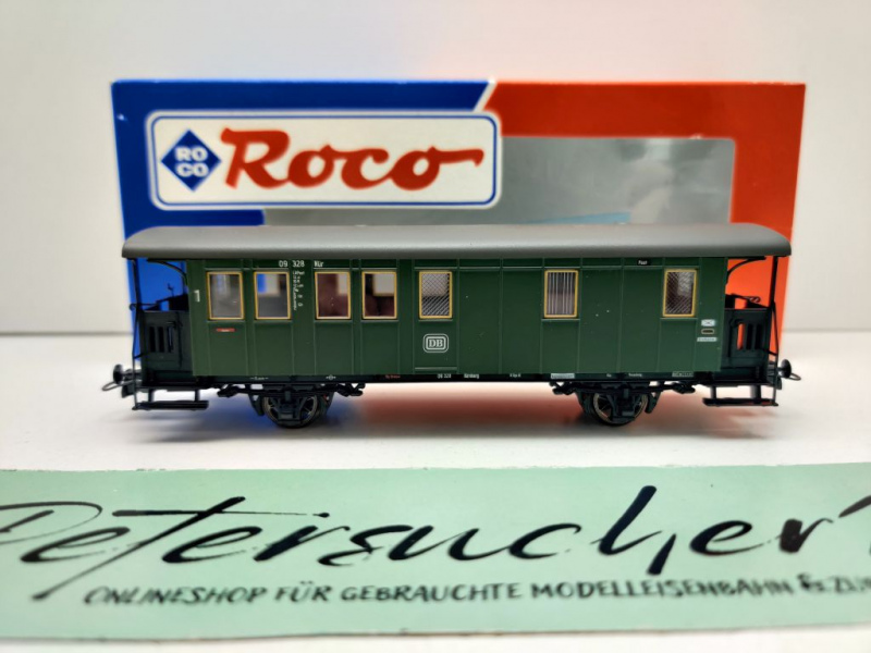 Roco H0 DC 44834 Lokalbahnwagen 1.Kl Postabteil LAPost / NEM / DB / OVP