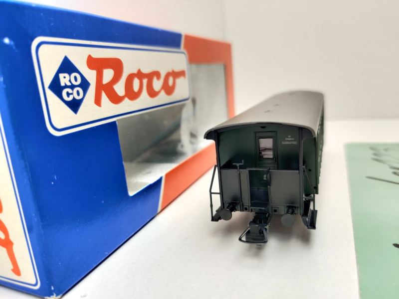 Roco H0 DC 44834 Lokalbahnwagen 1.Kl Postabteil LAPost / NEM / DB / OVP