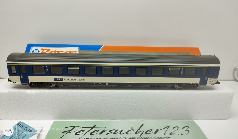 Roco H0 DC 44893 / exakt 1:87 Personenwagen 1.Kl. / Löschbergbahn / BLS / OVP