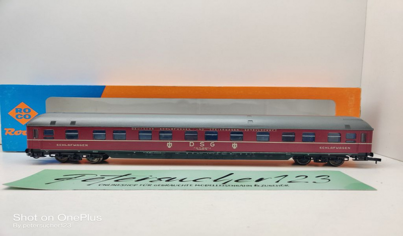 Roco H0 AC 44928 Schlafwagen "DSG" / WLAB4üm / NEM / DB / EVP