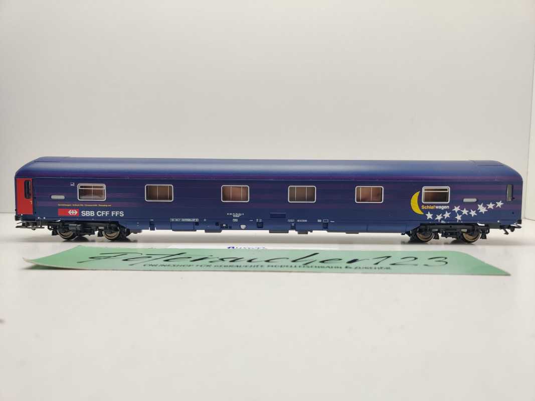 Roco H0 AC 45073 Schlafwagen "Mond und Sterne" WLABmh / NEM / SBB