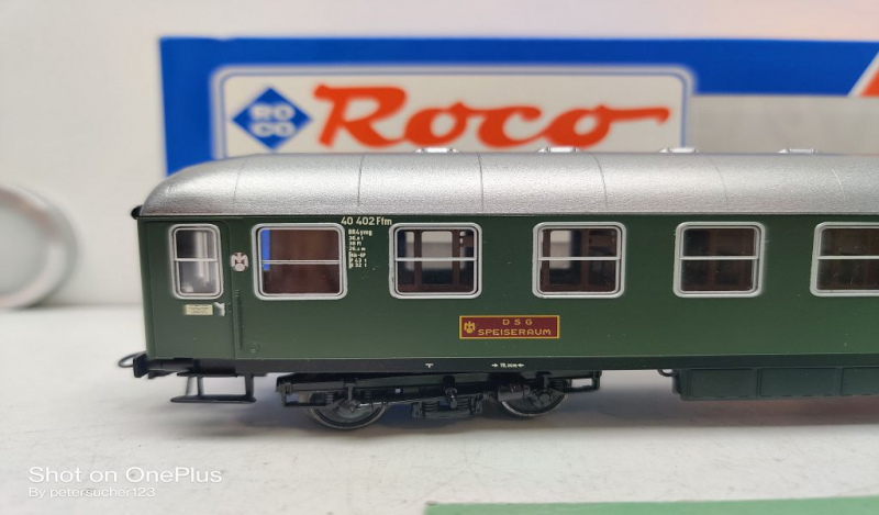 Roco H0 AC 45302 Eilzugwagen / DSG Speiseraum / 2.Kl / BR4ymg / NEM / OVP