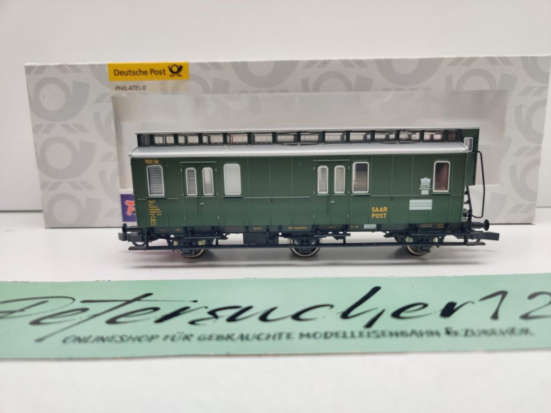 Roco H0 DC 45579 als 010180 Bahnpostwagen "SAAR POST" DP Philat / NEM / EdS / OVP