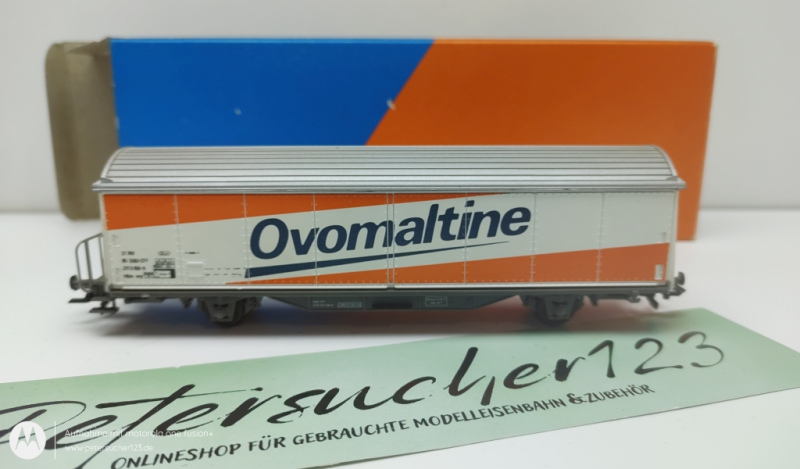 ROCO N DC 46157 Gedeckter Güterwagen OVOMALTINE / SBB / OVP