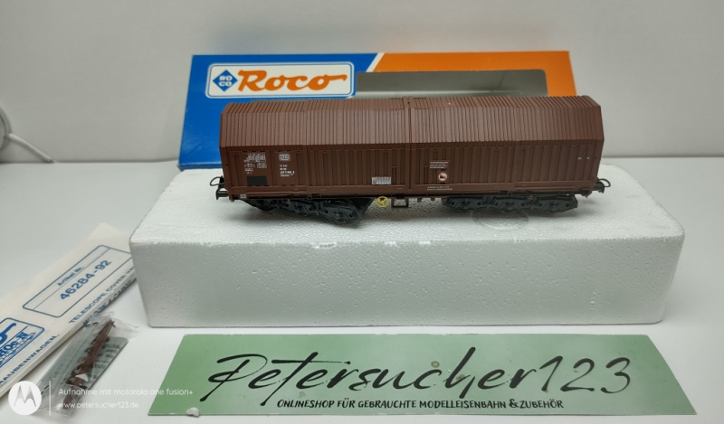 Roco H0 DC 46286  Teleskophaubenwagen  DB / OVP